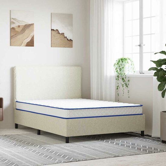 Traagschuimmatras 140X190X17 Cm Wit 140 x 190 cm