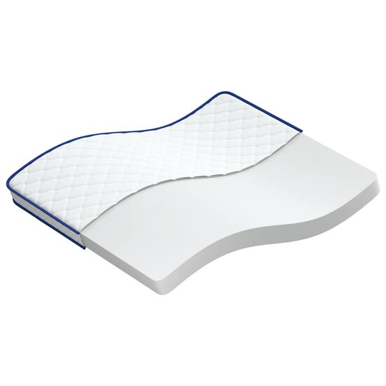 Traagschuimmatras 140X190X17 Cm Wit 140 x 190 cm