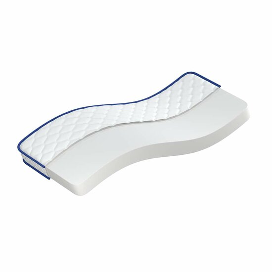 Traagschuimmatras 80X200X17 Cm Wit 80 x 200 cm