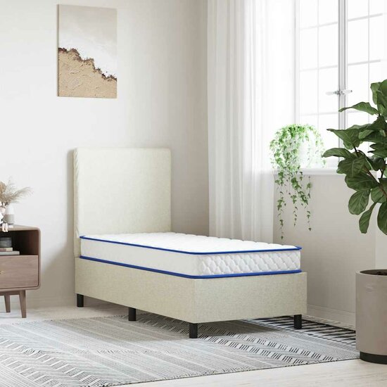 Traagschuimmatras 80X160X17 Cm Wit 80 x 160 cm