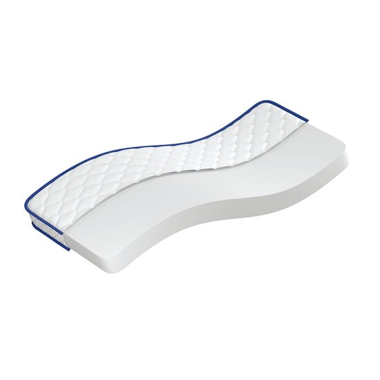Traagschuimmatras 80X160X17 Cm Wit 80 x 160 cm