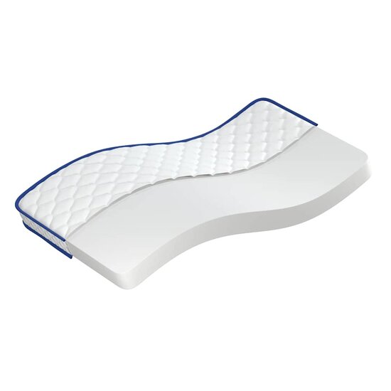 Traagschuimmatras 100X200X17 Cm Wit 100 x 200 cm