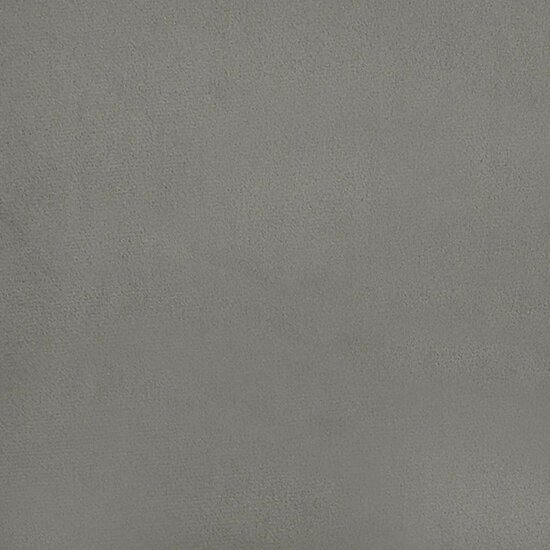 Pocketveringmatras 120X220X20 Cm Fluweel Lichtgrijs 120 x 220 cm