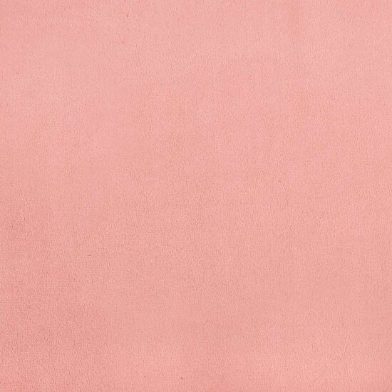 Pocketveringmatras 120X220X20 Cm Fluweel Roze 120 x 220 cm