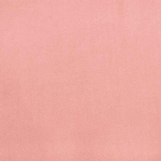 Pocketveringmatras 160X220X20 Cm Fluweel Roze 160 x 220 cm