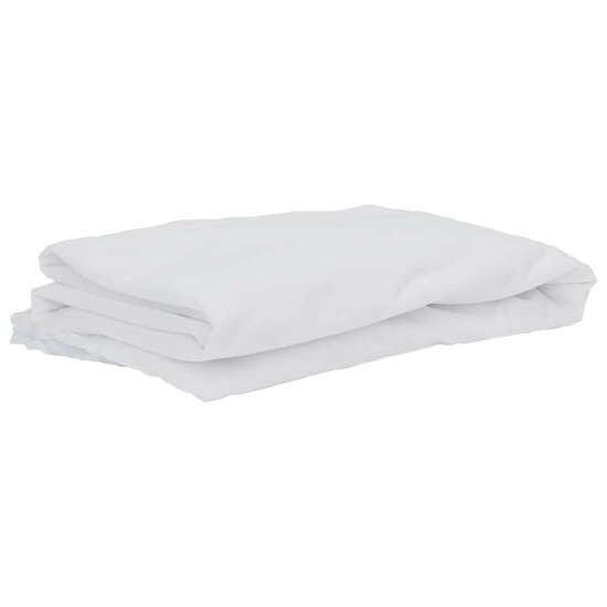 Matrasbeschermer waterdicht 90x220 cm wit