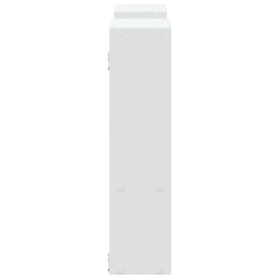 Wandschap 99X15X60 Cm Bewerkt Hout Wit