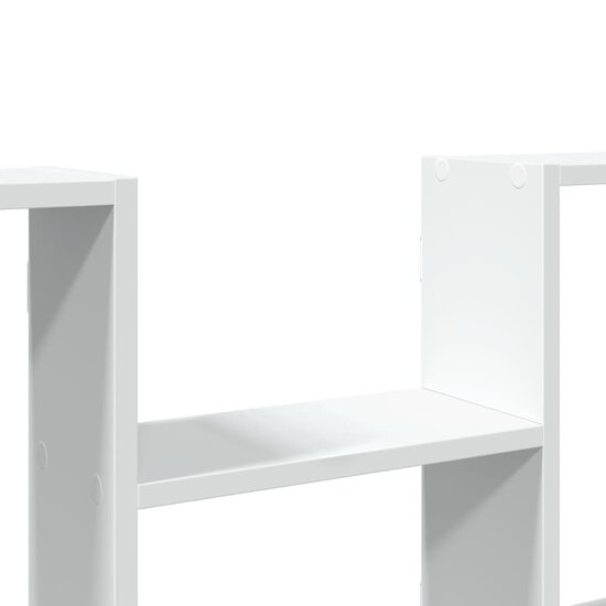 Wandschap 99X15X60 Cm Bewerkt Hout Wit