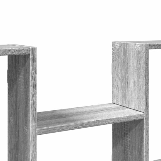 Wandschap 99X15X60 Cm Bewerkt Hout Eikenkleurig Grijs sonoma
