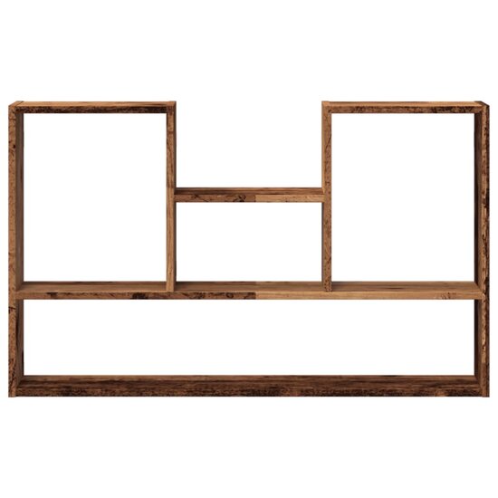 Wandschap 99X15X60 Cm Bewerkt Hout Kleurig Oud hout