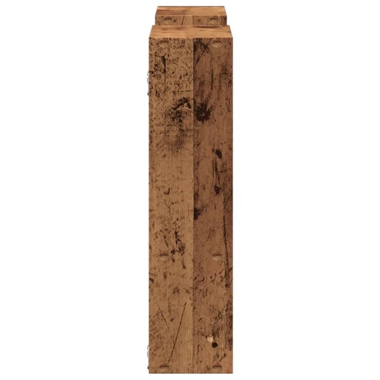 Wandschap 99X15X60 Cm Bewerkt Hout Kleurig Oud hout