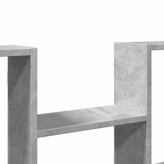 Wandschap 99X15X60 Cm Bewerkt Hout Betongrijs