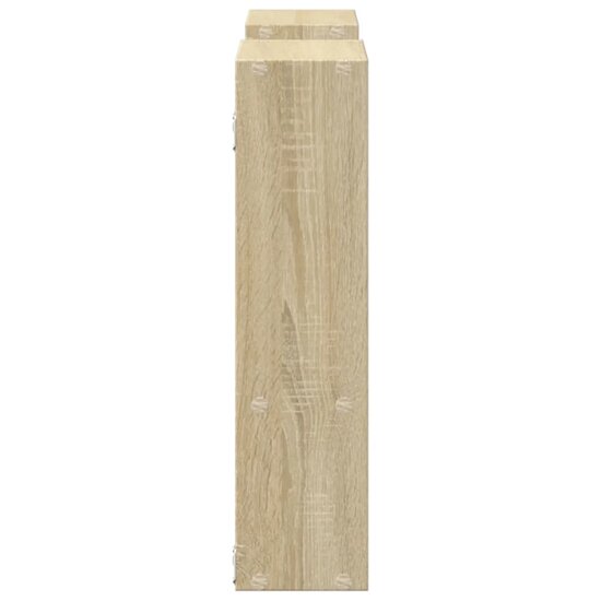 Wandschap 99X15X60 Cm Bewerkt Hout Kleurig Sonoma eiken