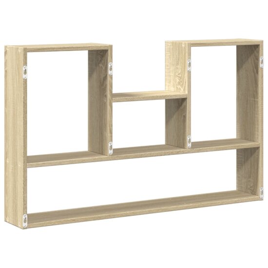 Wandschap 99X15X60 Cm Bewerkt Hout Kleurig Sonoma eiken
