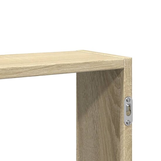 Wandschap 99X15X60 Cm Bewerkt Hout Kleurig Sonoma eiken
