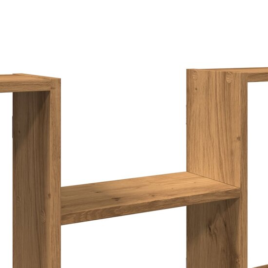 Wandschap 99X15X60 Cm Bewerkt Hout Artisanaal Kleurig Eiken