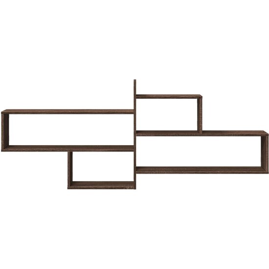Wandschap 167,5X18X68 Cm Bewerkt Hout Ig bruin eikenkleur