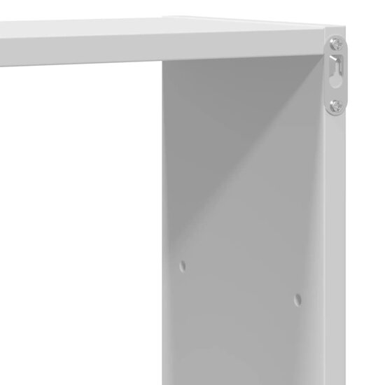 Wandschap 96X18X60 Cm Bewerkt Hout Wit