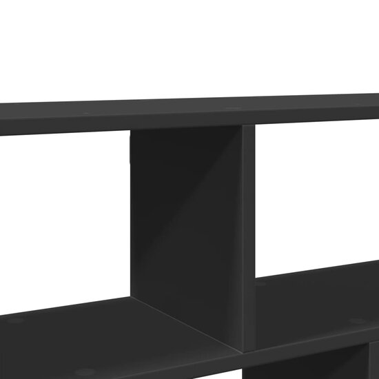 Wandschap 100X25X50 Cm Bewerkt Hout Zwart