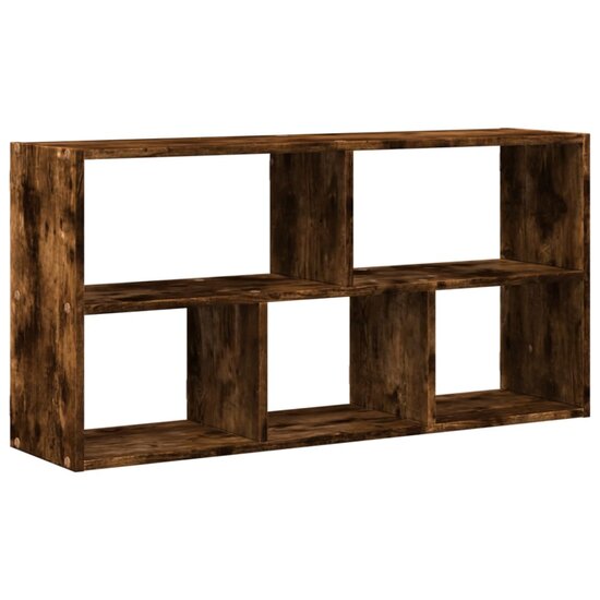 Wandschap 100X25X50 Cm Bewerkt Hout Kleurig Gerookt eiken