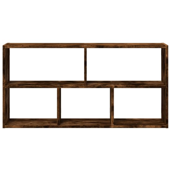 Wandschap 100X25X50 Cm Bewerkt Hout Kleurig Gerookt eiken