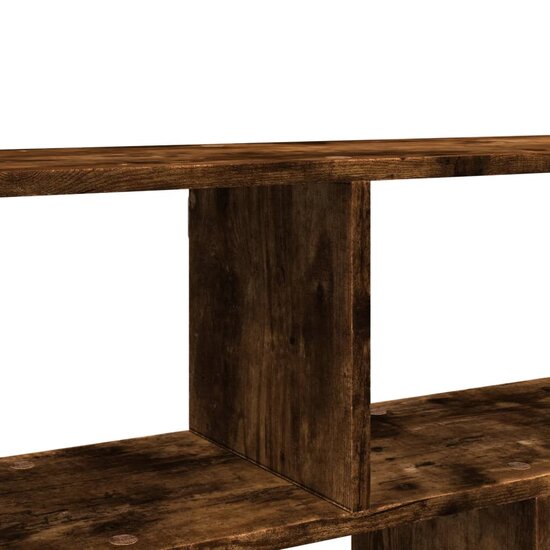 Wandschap 100X25X50 Cm Bewerkt Hout Kleurig Gerookt eiken