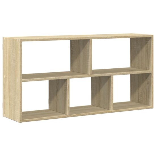 Wandschap 100X25X50 Cm Bewerkt Hout Kleurig Sonoma eiken