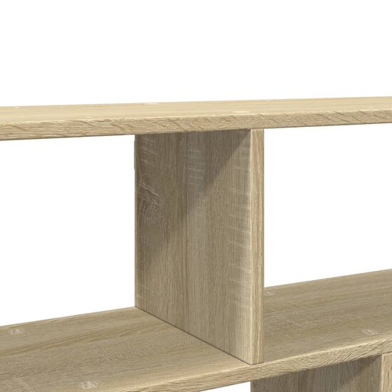 Wandschap 100X25X50 Cm Bewerkt Hout Kleurig Sonoma eiken