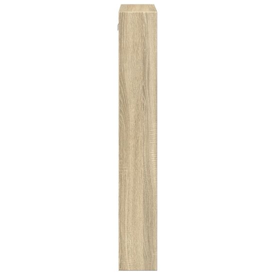 Wandkast Bewerkt Hout Kleurig 50 x 15 x 100 cm Sonoma eiken