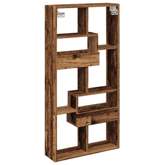 Wandkast Bewerkt Hout Kleurig 50 x 15 x 100 cm Oud hout