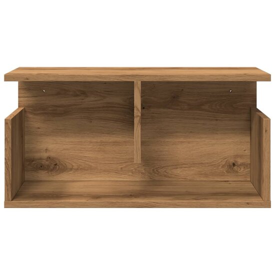 Wandkast Bewerkt Hout Artinsanaal Eikenkleurig 60 x 20 x 30 cm artisian oak