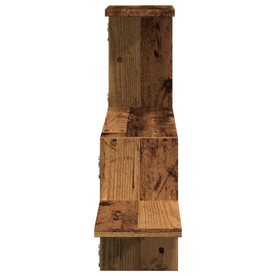 Wandschap 104X15X49 Cm Bewerkt Hout Kleurig Oud hout