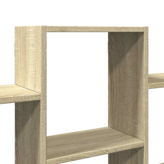 Wandschap 159X18X66 Cm Bewerkt Hout Kleurig Sonoma eiken