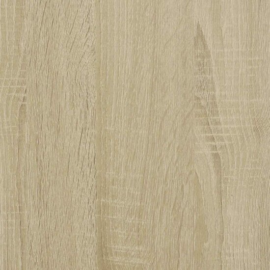 Wandschap 159X18X66 Cm Bewerkt Hout Kleurig Sonoma eiken