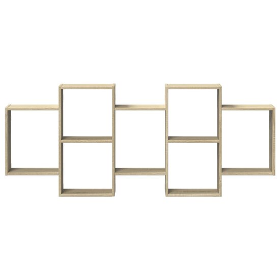 Wandschap Bewerkt Hout Kleurig 159 x 18 x 65 cm Sonoma eiken