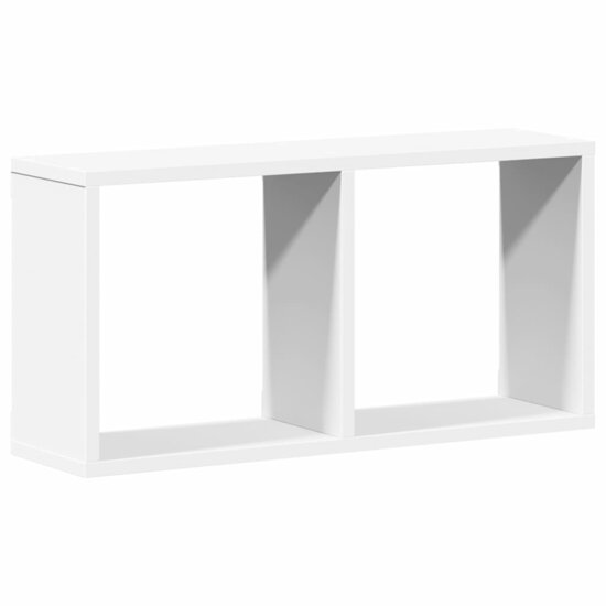 Wandkast Bewerkt Hout 60 x 16 x 30 cm Wit