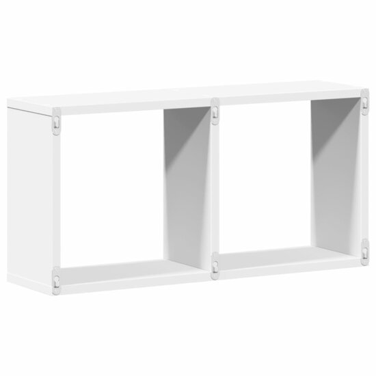 Wandkast Bewerkt Hout 60 x 16 x 30 cm Wit