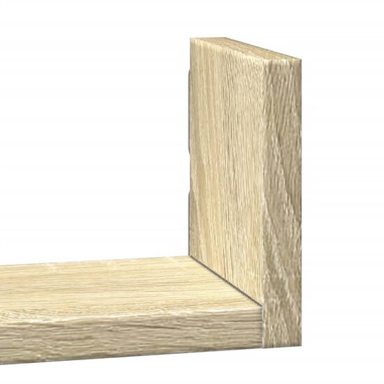 Wandschappen Bewerkt Hout Kleurig Sonoma Eiken 40 x 10 x 10.5 cm
