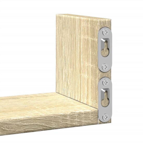 Wandschappen Bewerkt Hout Kleurig Sonoma Eiken 40 x 10 x 10.5 cm
