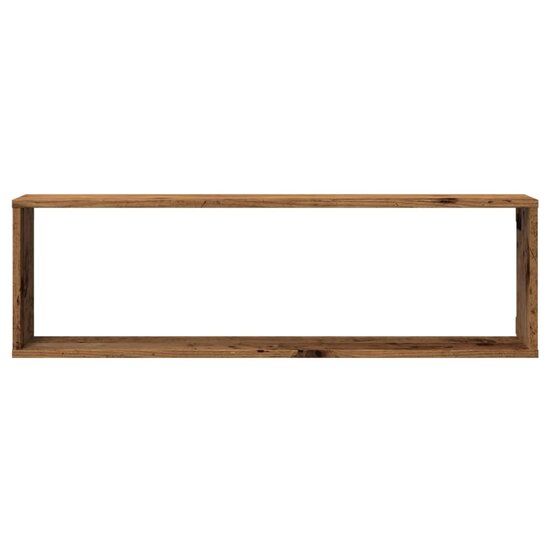 Wandschappen Kubus Bewerkt Hout Oud Hout 2 100 x 15 x 30 cm