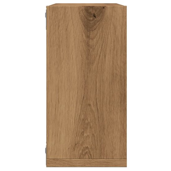 Wandschappen Kubus 6St 30X15X30Cm Bewerkt Hout Artisanaal Eiken Artisanaal Eikenkleurig 30 x 15 x 30 cm