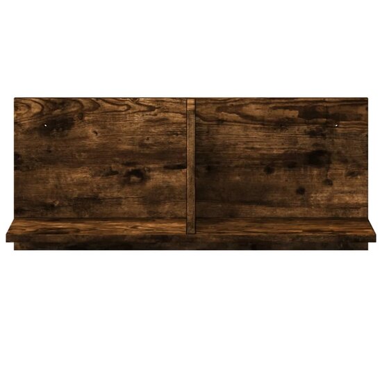 Wandkast 70X16,5X30 Cm Bewerkt Hout Kleurig 70 x 16.5 x 30 cm Gerookt eiken