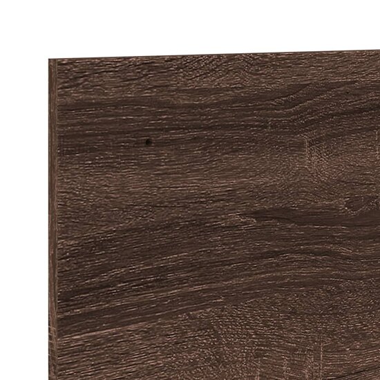 Wandkast 70X16,5X30 Cm Bewerkt Hout 70 x 16.5 x 30 cm bruin eikenkleur