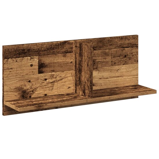 Wandkast 70X16,5X30 Cm Bewerkt Hout Kleurig 70 x 16.5 x 30 cm Oud hout