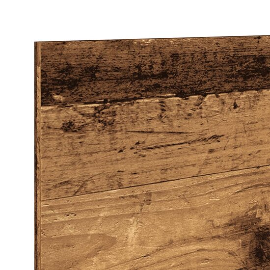 Wandkast 70X16,5X30 Cm Bewerkt Hout Kleurig 70 x 16.5 x 30 cm Oud hout