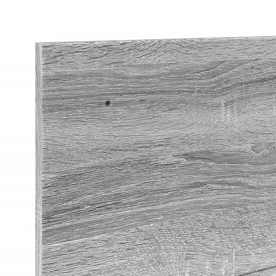 Wandkast 70X16,5X30 Cm Bewerkt Hout Eiken 70 x 16.5 x 30 cm Grijs sonoma