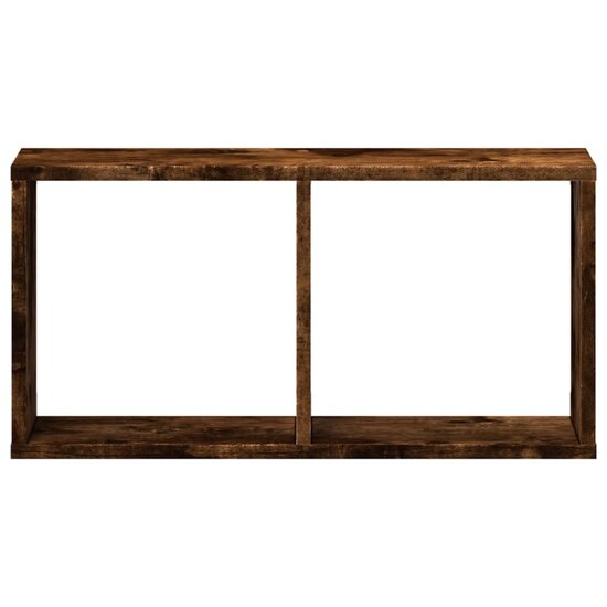 Wandkast Bewerkt Hout Kleurig 60 x 16 x 30 cm Gerookt eiken