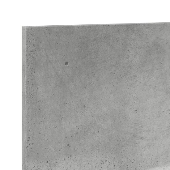 Wandkast 70x16,5x30 cm bewerkt hout betongrijs
