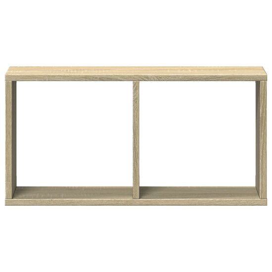 Wandkast 60x16x30 cm bewerkt hout sonoma eikenkleurig