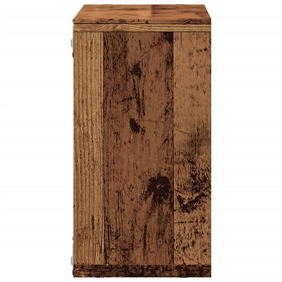 Wandkast Bewerkt Hout Kleurig 60 x 16 x 30 cm Oud hout